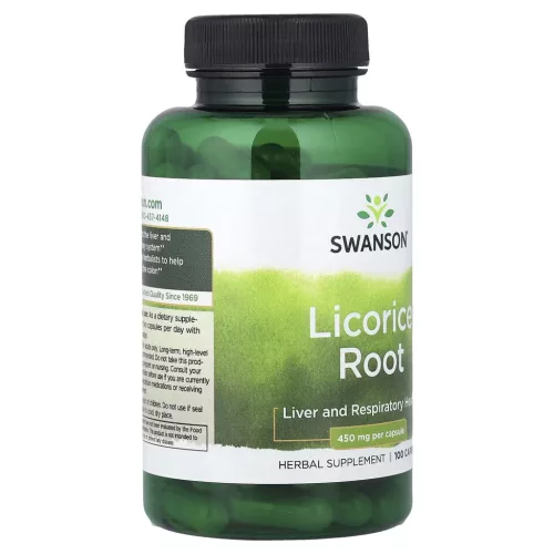 Swanson Licorice Root Édesgyökér kapszula 100db