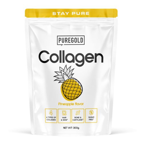 PureGold Marha kollagén italpor - Pineapple 300g
