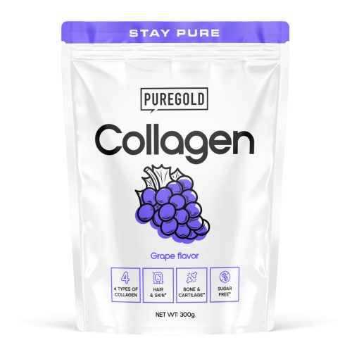 PureGold Marha kollagén italpor - Grape 300g