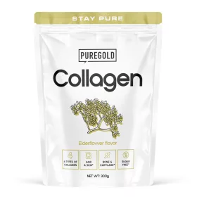 PureGold Marha kollagén italpor - Elderflower 300g