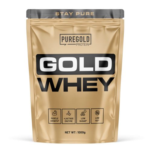 PureGold Gold Whey fehérjepor - Strawberry Milkshake 1000g
