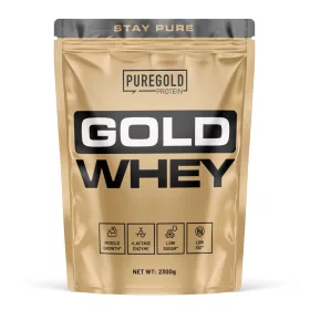 PureGold Gold Whey fehérjepor - Strawberry Milkshake 2300g