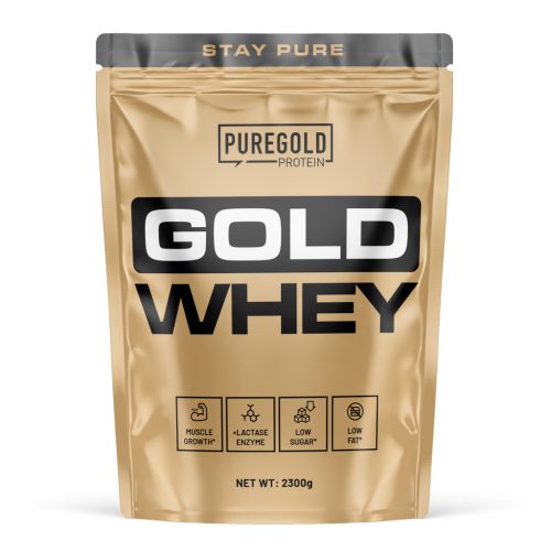 PureGold Gold Whey fehérjepor - Strawberry Milkshake 2300g