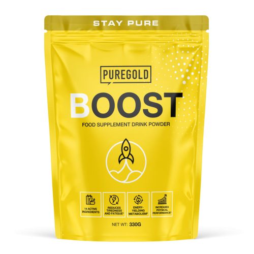 PureGold Boost Pre-Workout - Green Apple 330g