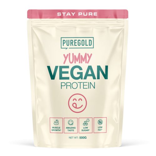 PureGold Yummy Vegan Protein italpor - Chocolate Hazelnut 500g