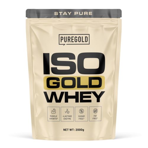 PureGold Iso Whey Gold fehérjepor - Strawberry Cream 2000g