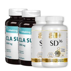 StarDiets SD36 + CLA kapszula 2x60+2x60 db