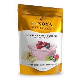   Luxoya Complex rostpuding fehérjével fehér csokoládé-erdei gyümölcs ízű 450 g