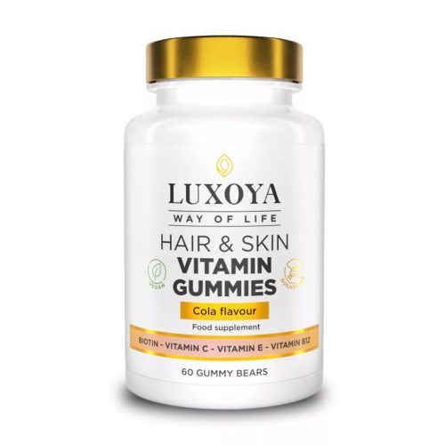 Luxoya Hair & Skin gumimaci vitamin - 60 db - Kóla ízű