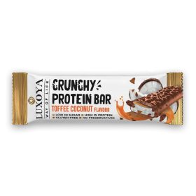   Luxoya crunchy bar Karamella Kókusz ízű fehérje szelet 45 g