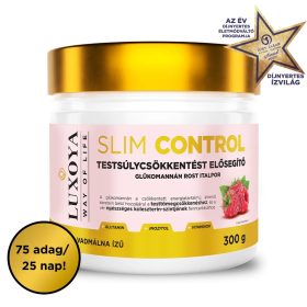  Luxoya Slim Control - Testsúlycsökkentést elősegítő glükomannán rost italpor - Vadmálna íz 300g