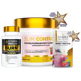 Luxoya Slim Control + Burn kapszula csomag - Nektár barack íz