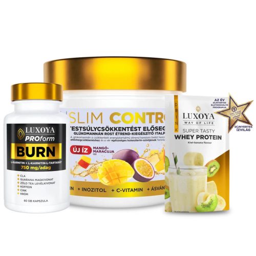 Luxoya Slim Control + Burn kapszula csomag - Mangó-Maracuja íz