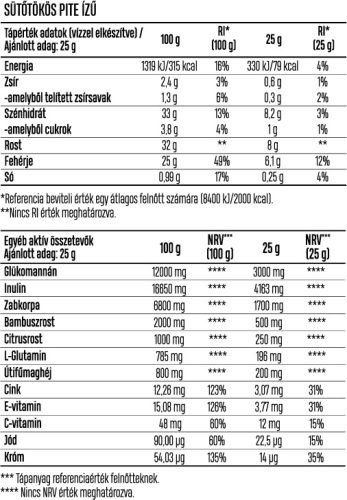Luxoya Complex rostpuding fehérjével Sütőtök pite, Sült fahéjas alma - 6x25g