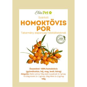   Elite Pet Homoktövis por 100% (gyümölcshús, héj, mag, levél, kéreg) 100g