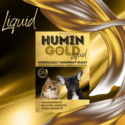 HUMIN GOLD Liquid fecskendővel azonnal hat, 100%-ban felszívódik 50ml