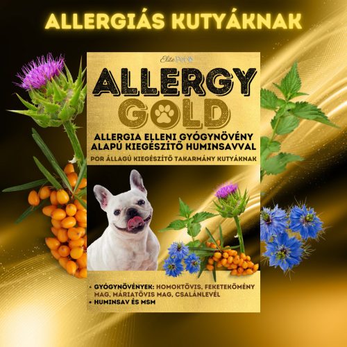 ALLERGY GOLD Allergia elleni táplálék kiegészítő kutyáknak 100g