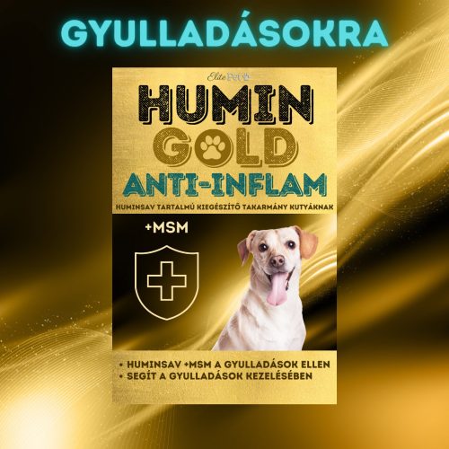 HUMIN GOLD Anti-Inflam (Gyulladások ellen) étrend kiegészítő kutyáknak 100g