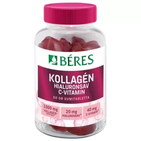   Béres Kollagén, Hialuronsav, C-vitamin 50db cukormentes gumitabletta