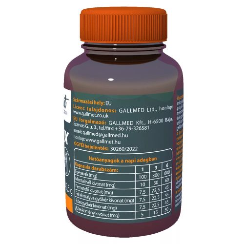 GALLMET-Mix 30db epesav és gyógynövény kapszula
