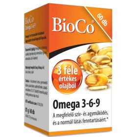 BioCo Omega 3-6-9 lágyzselatin kapszula 60db