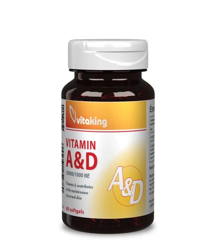 Vitaking A&D 10000/1000 NE lágykapszula 60db