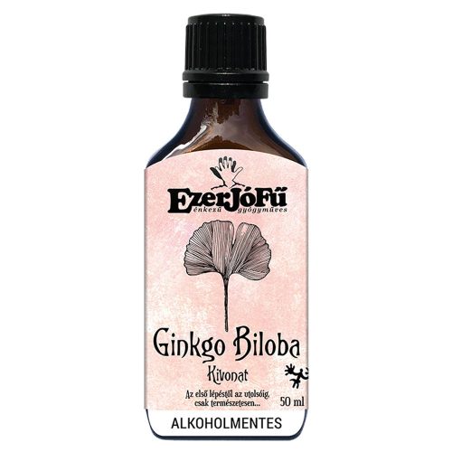 EzerJóFű Ginkgo Biloba alkoholmentes kivonat 50ml