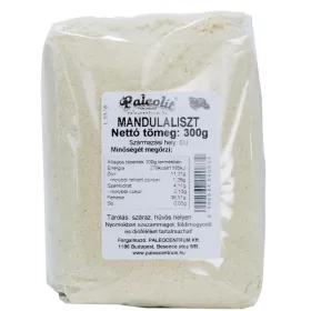   Paleolit Mandulaliszt zsírtalan 300g BOPP (préselvényből)