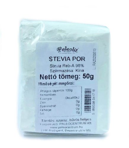 Paleolit Stevia por 98%-os 50g