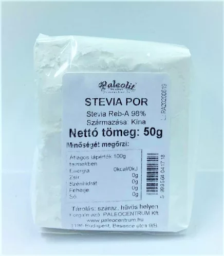Paleolit Stevia por 98%-os 50g