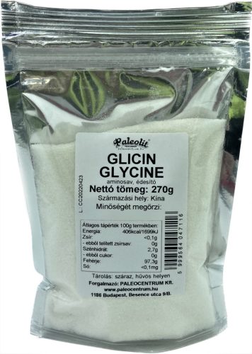 Paleolit Glicin - Glycine aminosav, édesítő 270 g