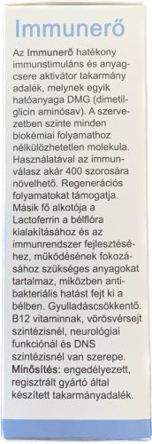 Immunerő Házi kedvencek részére  100ml(DMG+Lactoferrin+Taurin+B12)