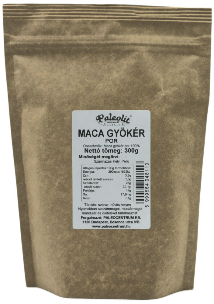Paleolit Macagyökér por organikus 300g