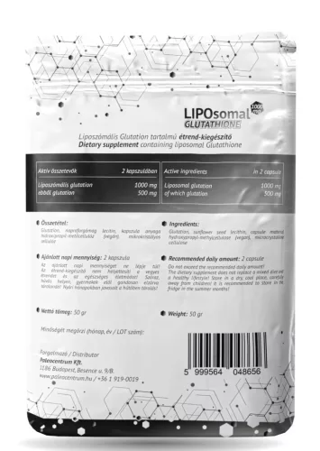 Paleolit LIPOsomal Glutathione 500mg kapszula 60db