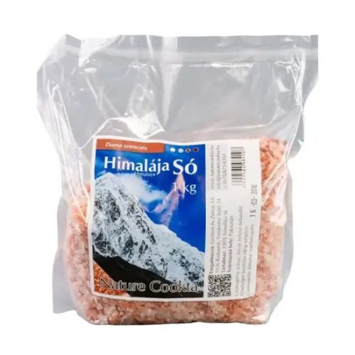 Nature Cookta Himalája só rózsaszín durva 1 kg