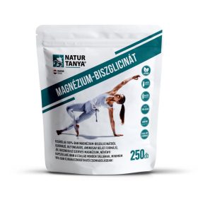   Natur Tanya® Magnézium-Biszglicinát 250 kapszula, vegán, laktóz- és gluténmentes
