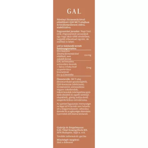 GAL Q10 + MCT olaj 250 ml