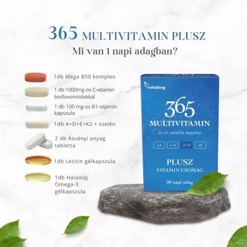 Vitaking 365 Plusz Multivitamin csomag 30 napi adag