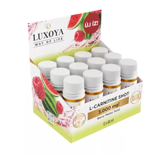 Luxoya L-CARNITINE SHOT 3.000 mg 60 ml - Görögdinnye-málna ízű