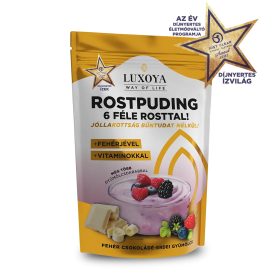 Luxoya Complex rostpuding fehérjével fehér csokoládé-erdei gyümölcs ízű 450 g