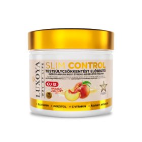   Luxoya Slim Control - Testsúlycsökkentést elősegítő glükomannán rost italpor - Barackos joghurt íz 300g