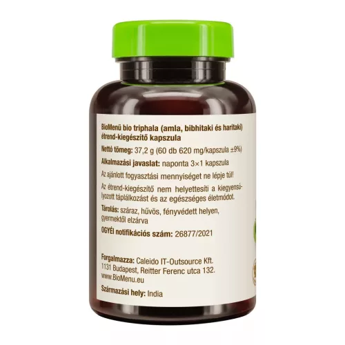 BioMenü BIO Triphala kapszula 60db
