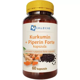 Caleido Kurkumin + Piperin Forte kapszula 60 db