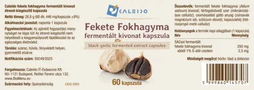 Caleido Fekete fokhagyma fermentált kivinat kapszula 60db