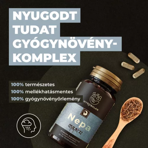 Myrobalan Nepa nyugodt tudat gyógynövény komplex kapszula 60db