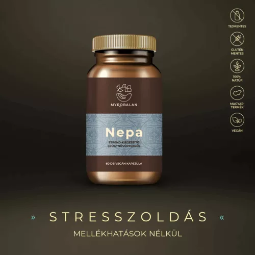Myrobalan Nepa nyugodt tudat gyógynövény komplex kapszula 60db