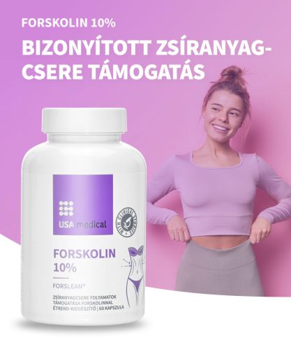 Usa Medical Forskolin 10% kivonat 60 db