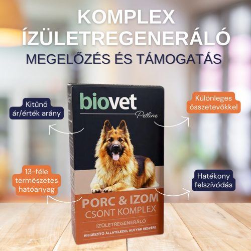 Biovet Porc & Izom Csont komplex ízületregeneráló kutyák részére 275ml