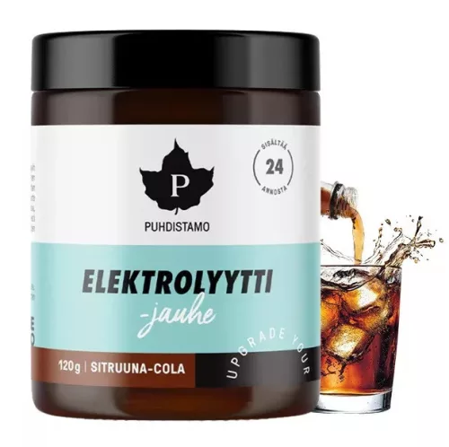 Puhdistamo Elektrolit citrom-cola ízű italpor 120g