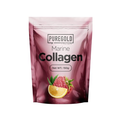 PureGold Collagen hal kollagén italpor - málna 150g